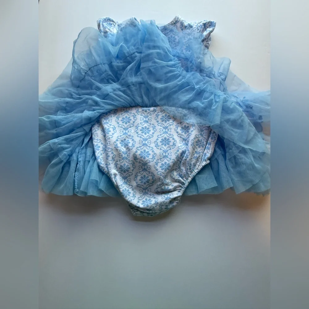 Little Me Infant Girl 9M One Piece Outfit With Attached Tutu
